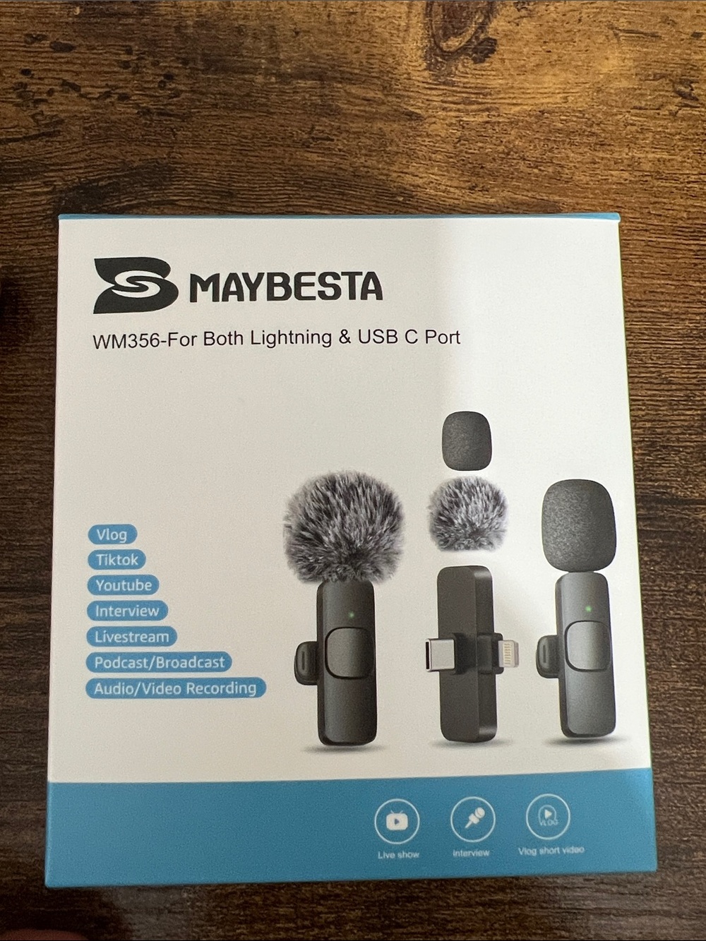 MAYBESTA WM356 Wireless Microphone (set of 2)